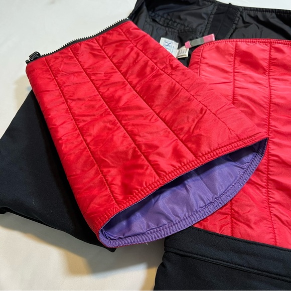 Vintage SKYR Retro Ski Snow Fitted Pants Removable Flare Padded Leg Size 8 EUC - Picture 9 of 15